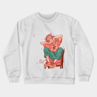 Peach girl Crewneck Sweatshirt